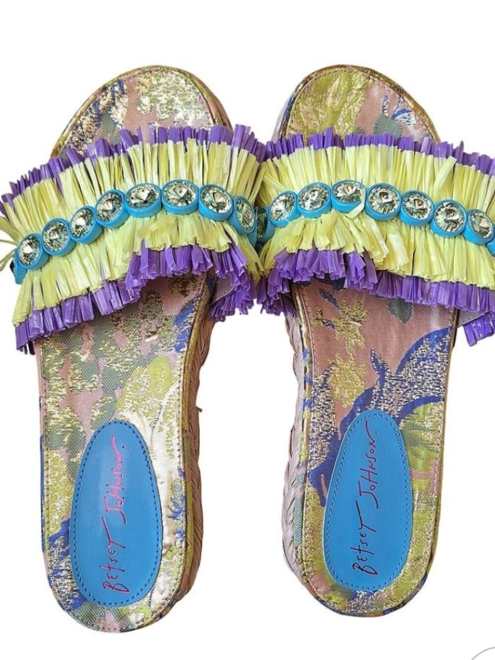 Betsey Johnson Tera Sandal Espadrille 8/12 NWOT